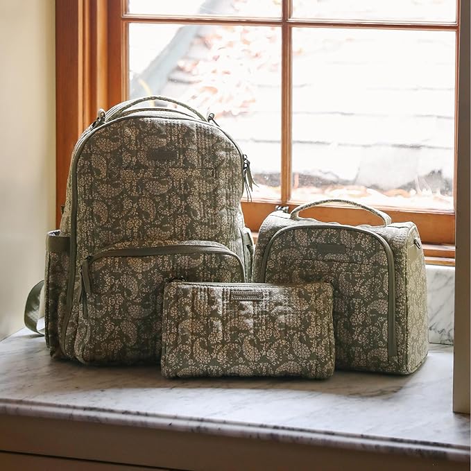 JuJuBe x Sazan Hendrix - New Insulated Bottle Bag, Breastmilk Storage Bag for Baby Bottles, Travel Waterproof Insulated Lunch or Cooler Bag for Nursing, Milk, Snacks, Paisley Floral, Mother's Day Gift-BubblyBeeBaby