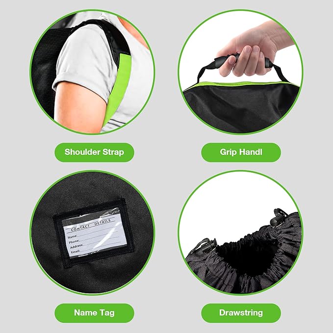 BOOMCLAP Durable stroller travel bag for airplane,stroller bag carseat cover for Double/Single/Jogging Strollers,Waterproof stroller gate check bag-BubblyBeeBaby