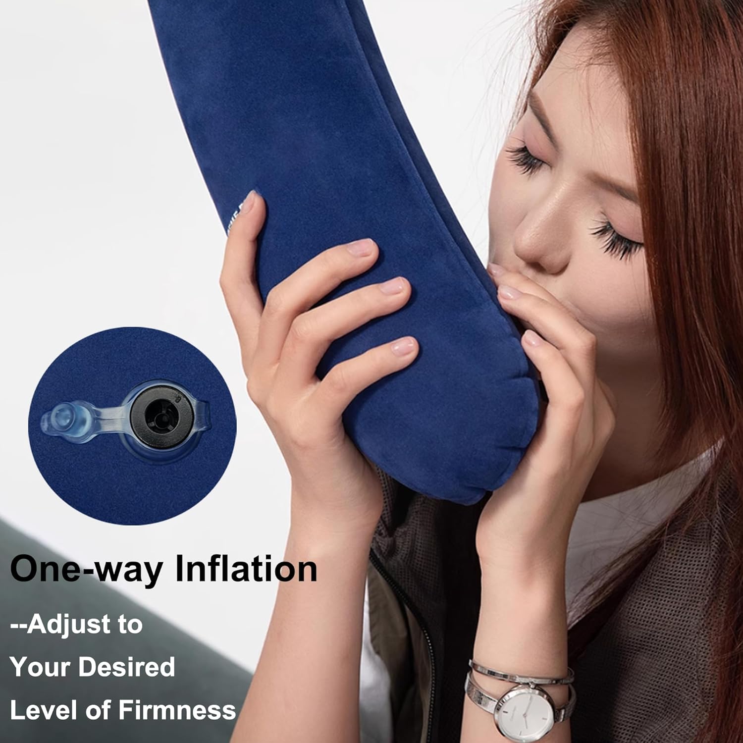 Inflatable Neck Pillow for Traveling on Plane, Inflatable Travel Pillows for Airplanes, Kids Body Pillow, Kids Neck Pillows for Travel, Airplane Pillow for Long Flights