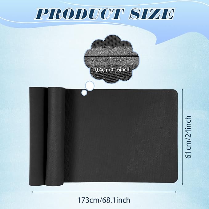 10 Pack Yoga Mats Bulk, 68'' x 24'' x 4mm Thick Yoga Mats for Kids and Adult Gym Mats Bundle Latex Free Exercise Mats with Non Slip Texture for Outdoor Yoga, Pilates or Workout-BubblyBeeBaby