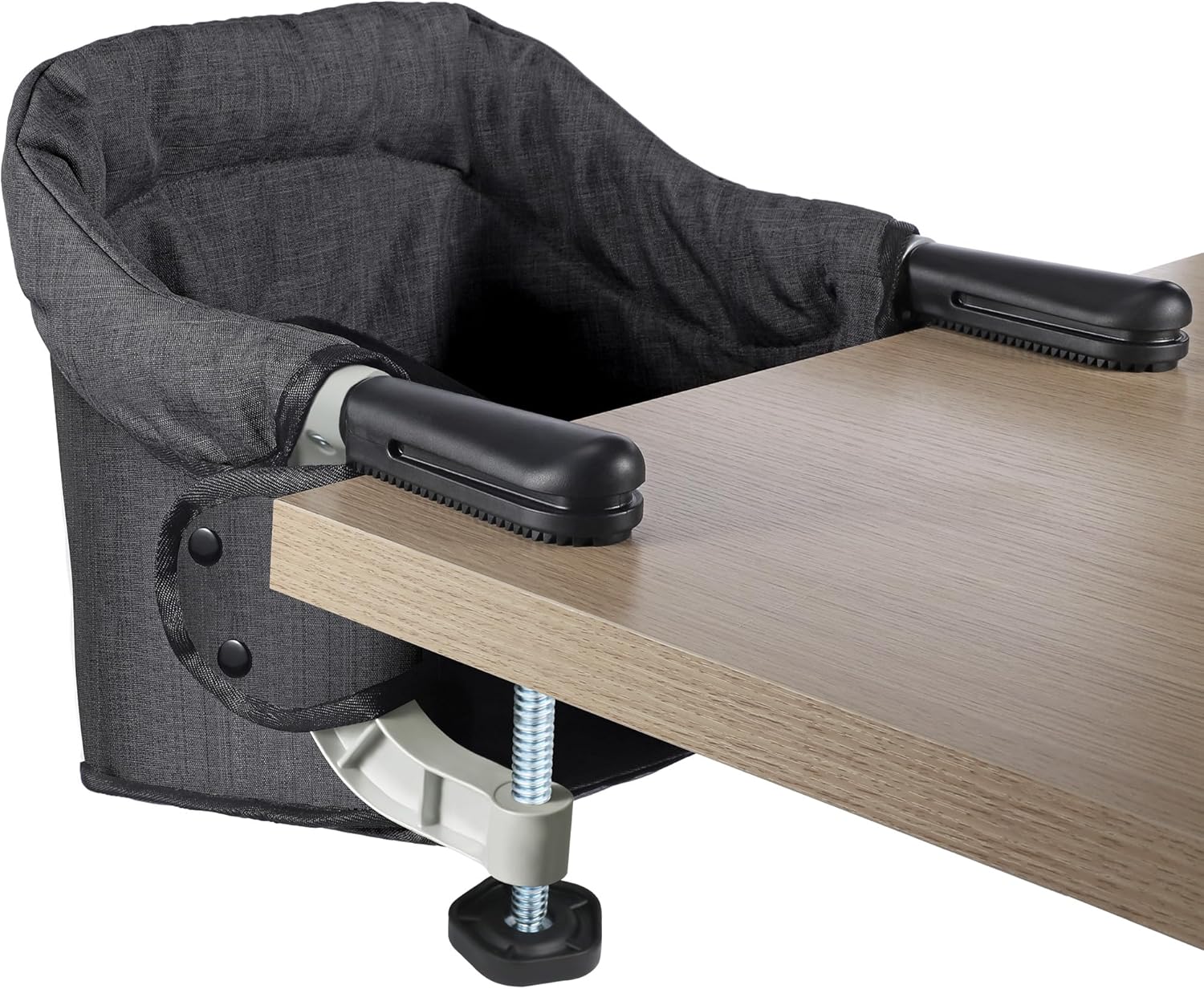 Toogel Hook on High Chair: Portable & Foldable High Chair for Babies & Toddlers 6-36 Months, 37 lbs, Black