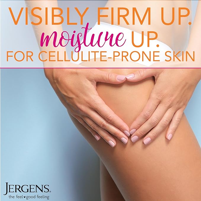 Jergens Skin Firming Body Lotion for Dry to Extra Dry Skin, Skin Tightening Cream with Collagen and Elastin, Dermatologist Tested, Hydralucence Blend Formula, 16.8 Oz, Pack of 3-BubblyBeeBaby