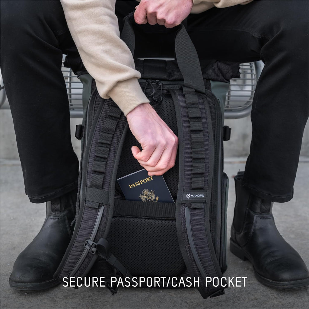 WANDRD PRVKE 21L, V3 Backpack: Weather-Resistant Travel & Camera Backpack with Laptop Sleeve, Quick Side Access, Clamshell Opening – Ideal Photography & Travel Bag (Wastach Green)