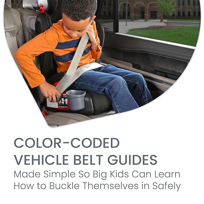 Britax Skyline 2-Stage Belt-Positioning Booster Car Seat, Dusk - Highback and Backless Seat-BubblyBeeBaby