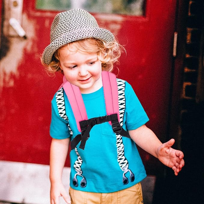 JiePai Cow Toddler Kids Backpack with Harness Leash for Boys Girls Age 1-3-BubblyBeeBaby