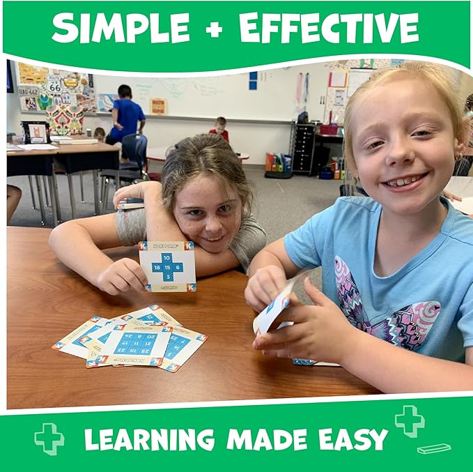 Kakooma JR PowerPack Math Games (Grades K-2) – Set of 3 Fun & Educational Card Games – Perfect for Home Learning, Fact Fluency & Enrichment-BubblyBeeBaby