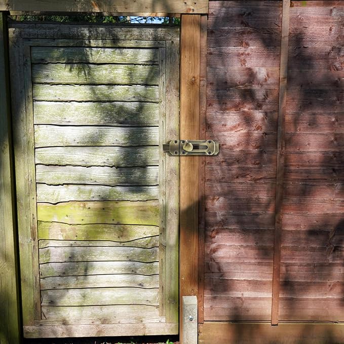 2 pcs Zinc Alloy Sliding Door Lock, Barrel Bolt Cabinet Lock Barrel Bolt Closure Cabinet Door Security Sliding Door Lock for Home Windows and Doors Cabinet Furniture-BubblyBeeBaby