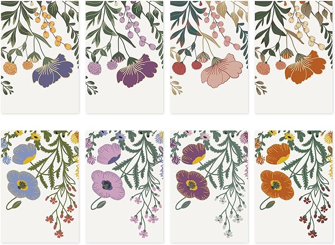 2025 Wall Calendar, Calendar 2025, Floral Design Wall Calendar with Thick Paper, 18 Months Runs From July 2025 - December 2026, 12" x 15", Twin-Wire Binding, Perfect for Planning (Flower)-BubblyBeeBaby