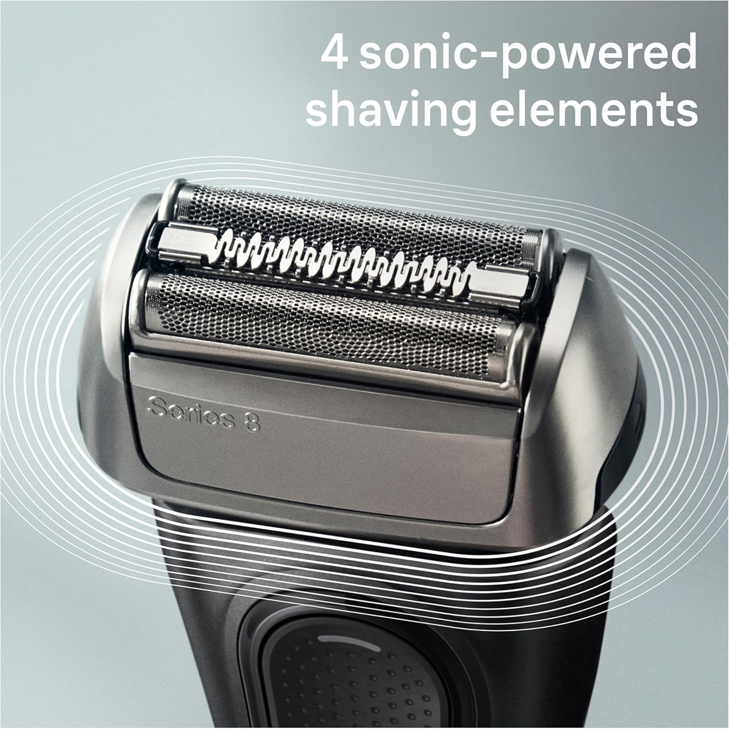 Braun Series 8 8560cc Electric Razor for Men, 4+1 Shaving Elements & Precision Long Hair Trimmer, 5in1 SmartCare Center, Close & Gentle Even on Dense Beards, Wet & Dry Electric Razor, 60min Runtime