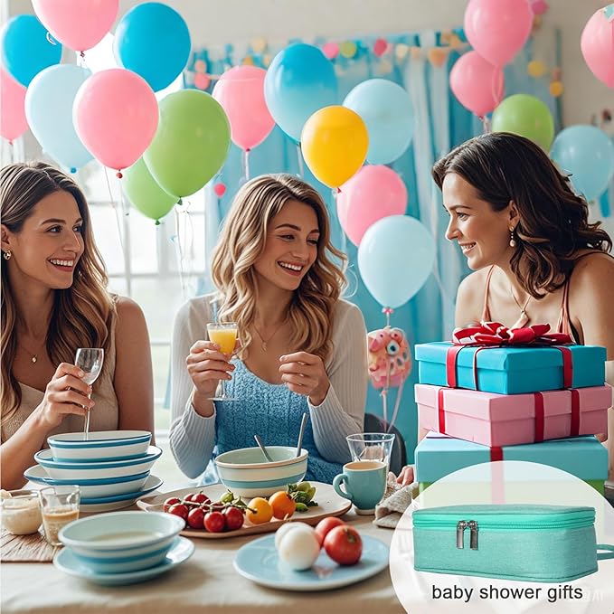 Insulated Breastmilk Cooler Bag with 2 Ice Packs - Breastmilk Cooler Organizer Bag for Daycare, Breastfeeding Mom Travel Outdoor-BubblyBeeBaby