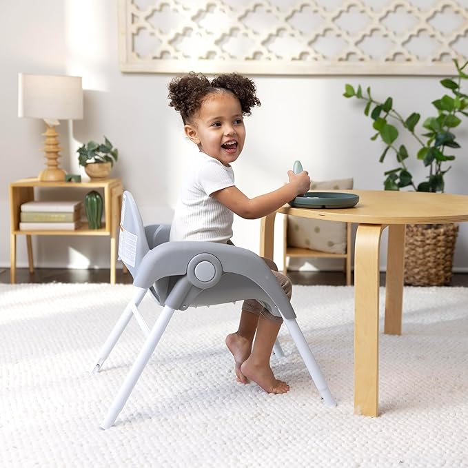 Ingenuity Trio Foldaway 6-in-1 Baby High Chair, 6 Ways to Use, Toddler Chair, Foldable Legs, 6M-5Y-BubblyBeeBaby