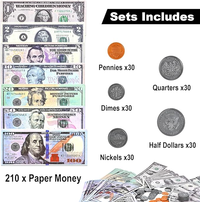 GOLDGE 360-Piece Math Set for Kids 3-8: Number Learning Toys Develop Early Math Skills, Preschool Games for Boys & Girls, Multicolored Educational Toy Kit (First Edition-360PCS)-BubblyBeeBaby