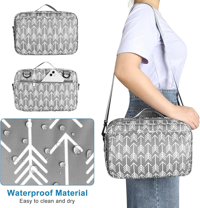 Accmor Stroller Organizer, Universal Stroller Organizer with Insulated Cup Holder Pocket, Dual Purpose Large Capacity Stroller Bag Caddy, Stroller Accessories Fits for Uppababy, Doona, Nuna Strollers-BubblyBeeBaby