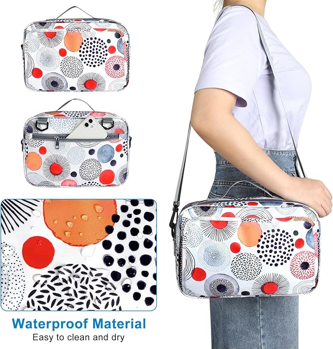 Accmor Stroller Organizer, Universal Stroller Organizer with Insulated Cup Holder Pocket, Dual Purpose Large Capacity Stroller Bag Caddy, Stroller Accessories Fits for Uppababy, Doona, Nuna Strollers-BubblyBeeBaby