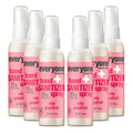 Everyone Hand Sanitizer Spray, 2 Fl Oz (Pack of 6), Ruby Grapefruit, Sugar Cane Alcohol with Essential Oils, 99% Effective Against Germs TSA friendly