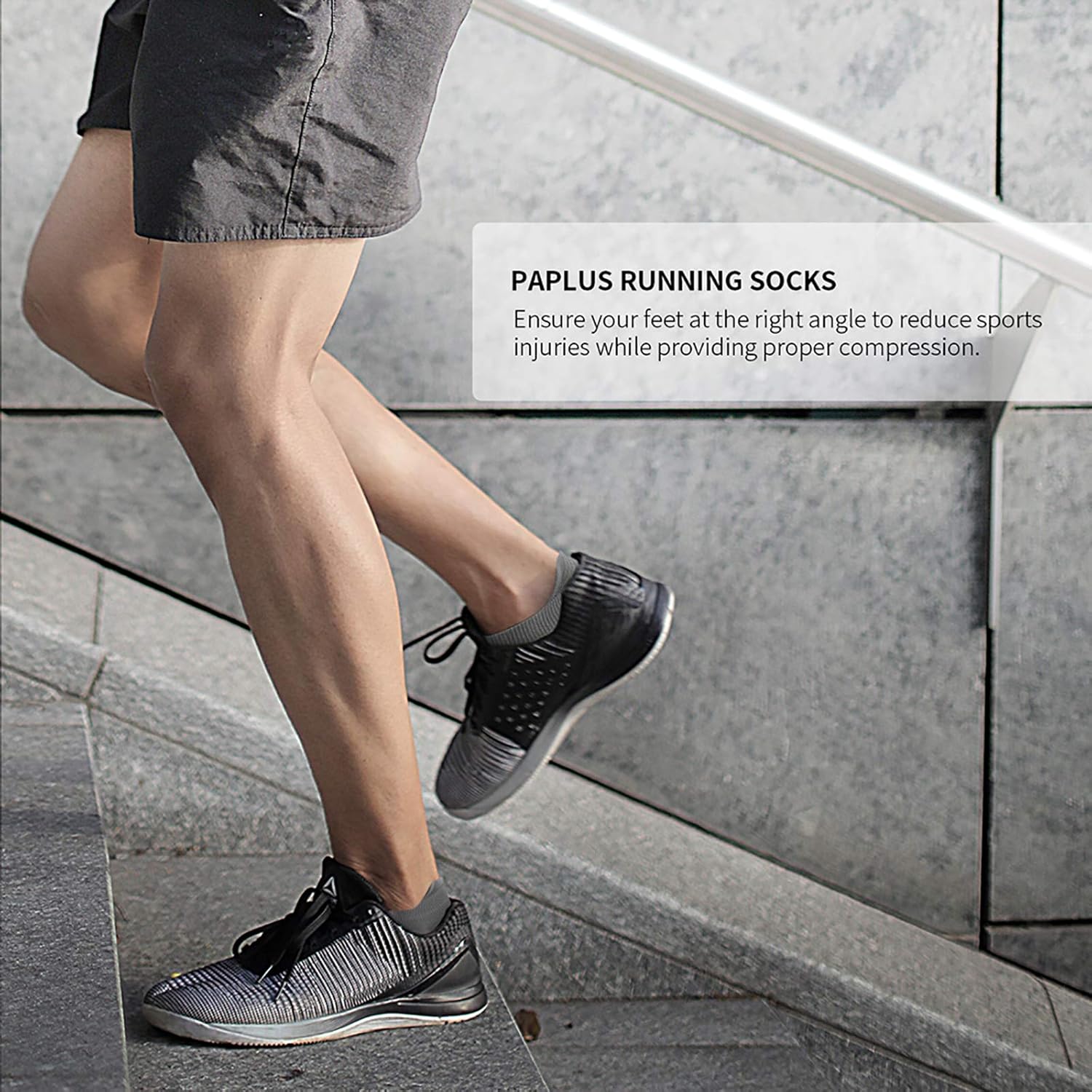 Compression Running Ankle Socks Low Cut(6 Pairs) for Men & Women