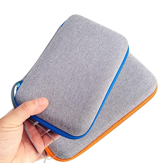 JCHPINE Hard Carrying Case for GiiKER Super Slide Brain Games, Protective Storage Holder for GiiKER Brain Teaser Puzzles Interactive Handheld Game Console Accessories (Blue Case Only)-BubblyBeeBaby