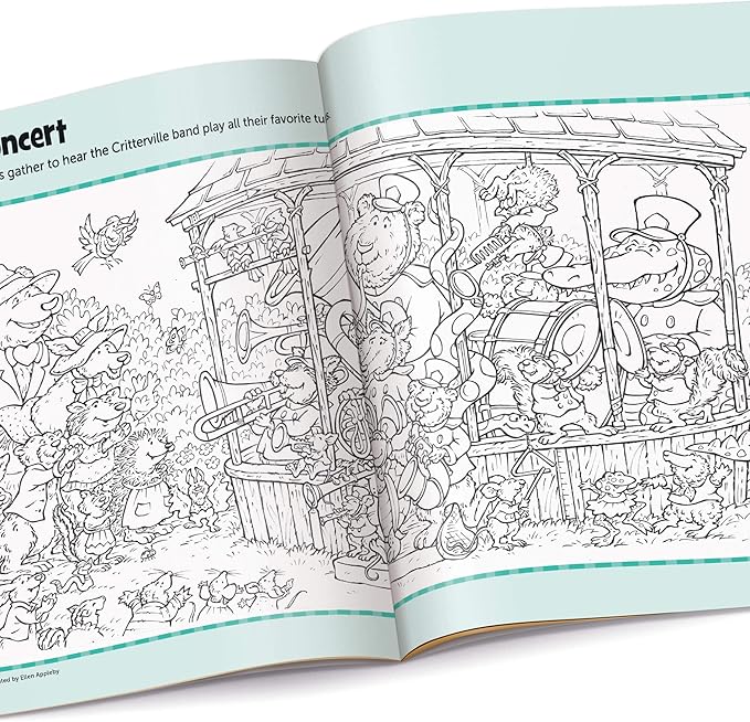 Highlights Hidden Pictures Sticker Fun for Kids Ages 3-6, 4-Pack, 64 Pages of Seek and Find Sticker Activities, Books Double as Coloring Books, 480+ Stickers, Volume 1-BubblyBeeBaby