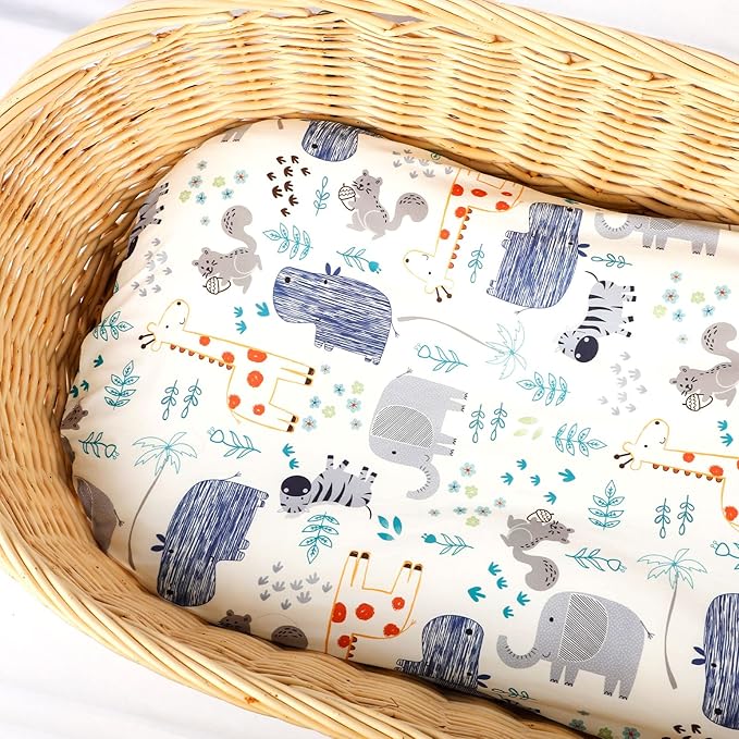 Hooyax Baby Lounger Slipcover for Newborns, Removable Infant Floor Seat, Padded Lounger Cover with Animal Design-BubblyBeeBaby