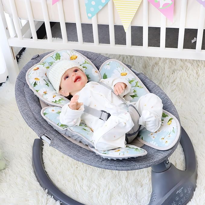 Pea Pod Baby Head Support for Newborn, 2 in 1 Infant Head Body Support for Girls Extra Soft Breathable Cushion Insert-BubblyBeeBaby