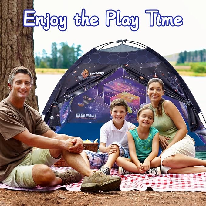 James Webb Space Telescope Kids Play Tent Indoor & Outdoor for Boys and Girls(61" x 61" x 45")-BubblyBeeBaby