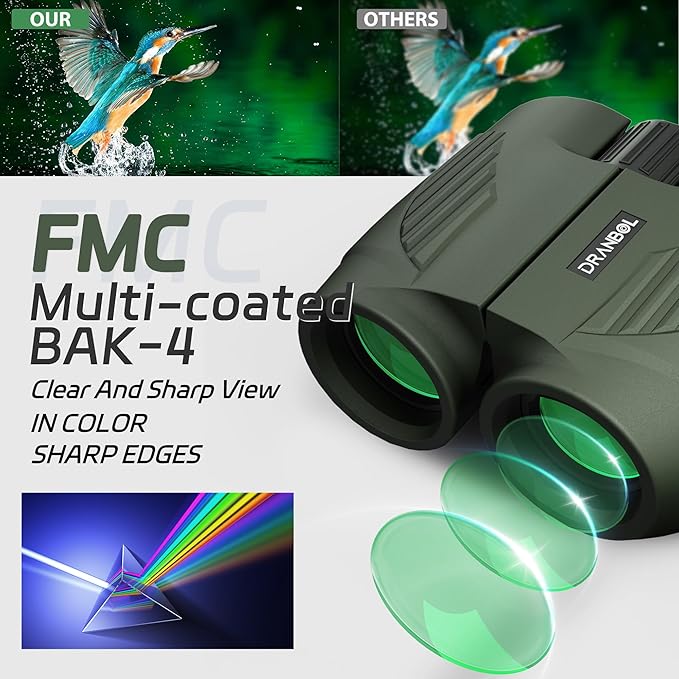 20X25 Small Binoculars for Adults and Kids, Large Eyepiece Binoculars for Bird Watching Easy Focus, Pocket High Powered Opera Glasses for Concert, Cruise Ship, Travel Must Have-BubblyBeeBaby