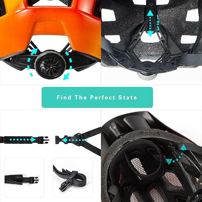 Kids Bike Helmet, SIFVO Kids Helmet 8+ Boys and Girls Bike Helmet with Cool Visor, Bike Helmets for Kids, Youth Bike Helmet Kids Mountain Bike Helmet Lightweight and Sturdy【55-58cm】-BubblyBeeBaby