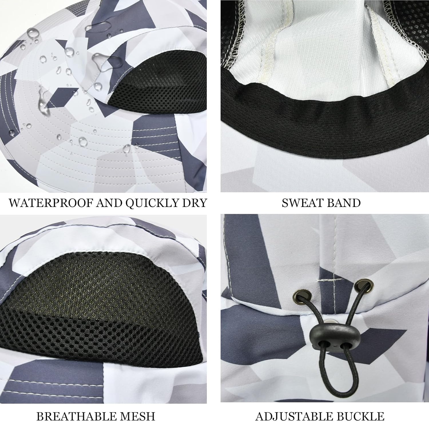 Sun Hat for Men Women with Neck Flap,UPF 50+ UV Protective Hiking Fishing Hats,Wide Brim Sun Hat for Women&Men