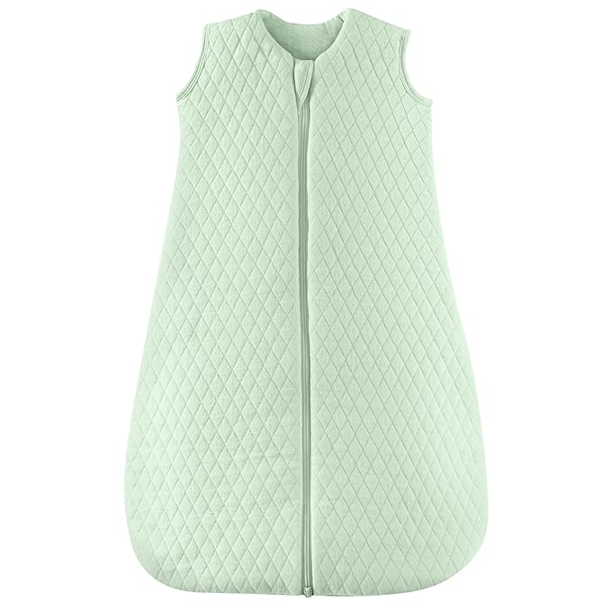 JELLYMONI Baby Sleep Sack TOG 2.5, 6-12 Months Winter Baby Wearable Blanket, 100% Cotton Infant Sleeping Sack 2-Way Zipper Warm Quilted Sleepsack-BubblyBeeBaby