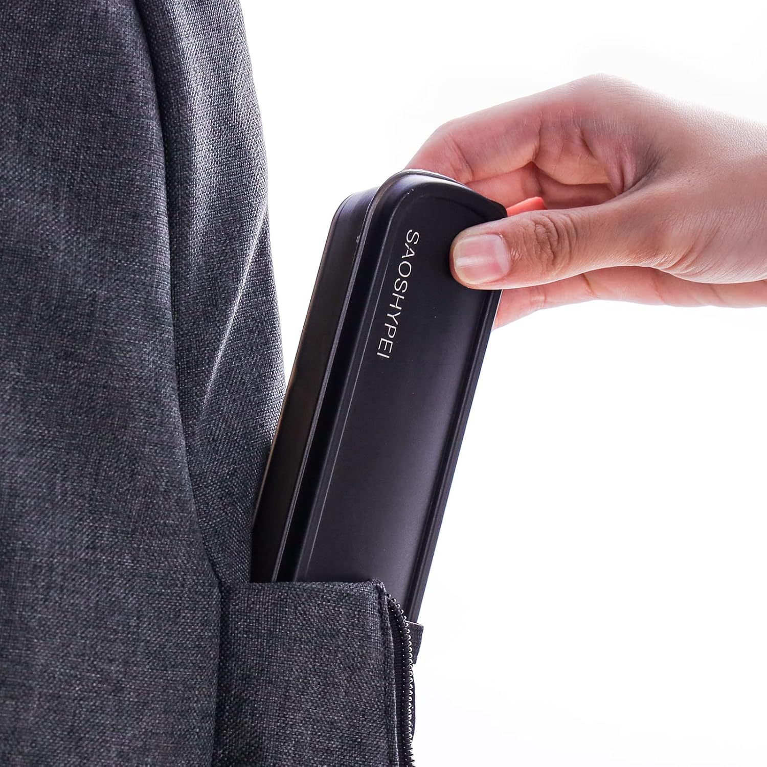 Portable Utensils Set with Case, 4pcs Stainless Steel Reusable Silverware for Lunch Camping School Picnic Workplace Travel, Lunch Box Includ Fork Spoon Knife,Easy to clean,Dishwasher Safe(Black)