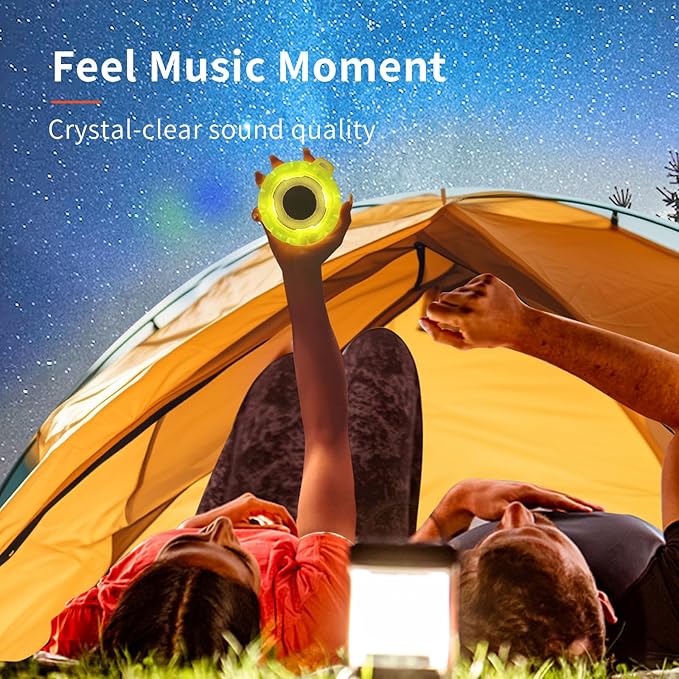 HEYSONG Waterproof Shower Bluetooth Speaker, Durable & Portable with Clear Sound, Ideal for Shower, Pool, Beach & Kayaking – Great Gift for All Ages-BubblyBeeBaby