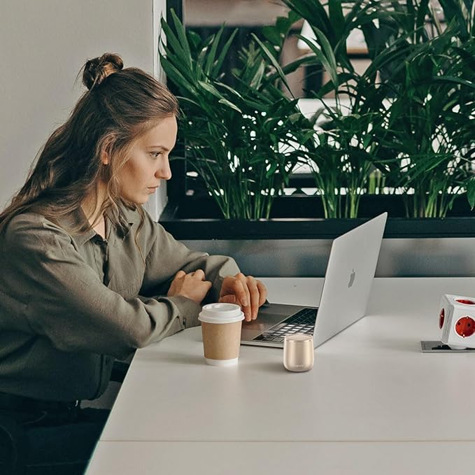 INSMY Small Bluetooth Speaker, Waterproof Mini Portable Wireless Speaker, Punchy Bass Rich Audio Stereo Pairing, Handheld Pocket Size,Built in Mic for Hiking Biking Gift Laptop Tablet (Gold)-BubblyBeeBaby