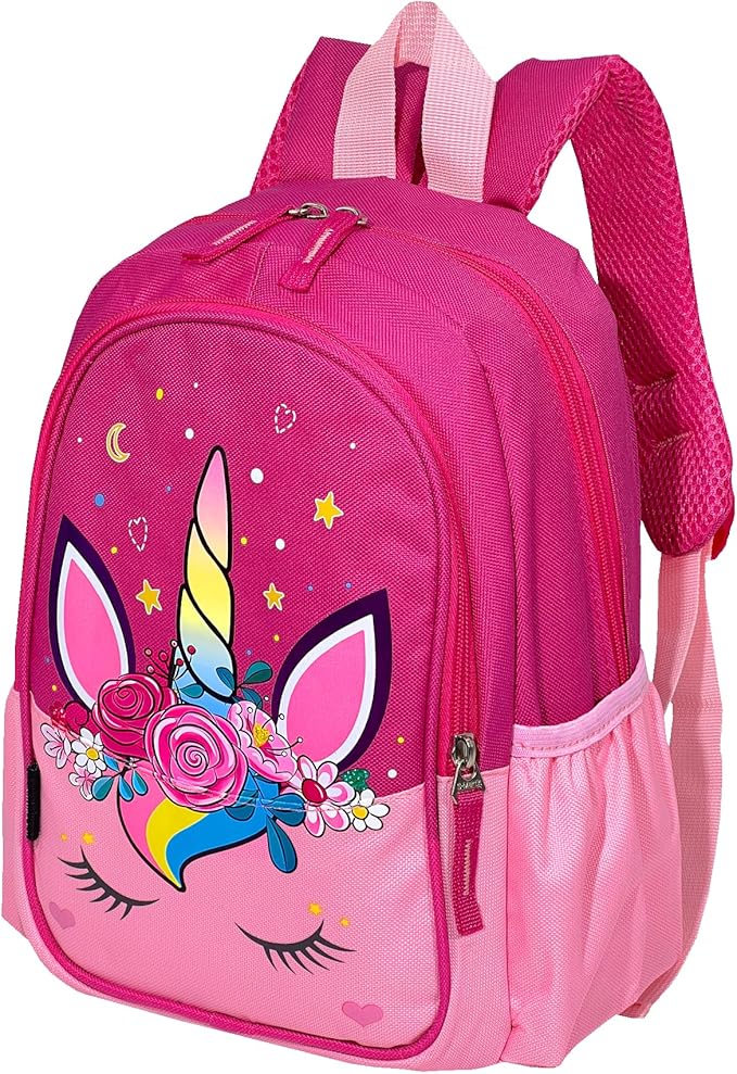 12 Inch Kids Toddler Preschool Travel Backpack Cute Cartoon Daypack-BubblyBeeBaby