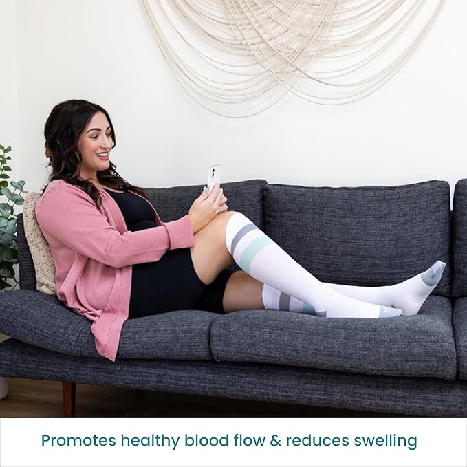 Motif Medical, Maternity Compression Socks, Must Have Items for Pregnancy-BubblyBeeBaby