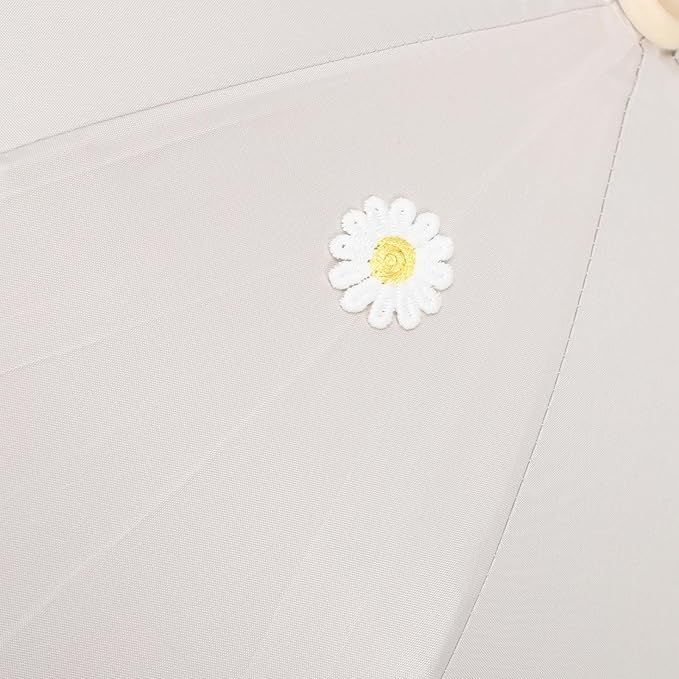 Baby Outdoor Parasols, Baby Stroller Parasol Umbrella with Adjustable Clamp, Toddler Parasol for Trolley Wheelchair Beach Chair, Outdoor Activities (Beige with-BubblyBeeBaby