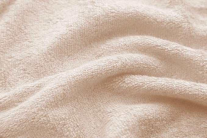 HIPHOP PANDA Baby Washcloths, Rayon Made from Bamboo - 2 Layer Ultra Soft Absorbent Newborn Bath Face Towel - Reusable Baby Wipes for Delicate Skin - Brown, 6 Pack-BubblyBeeBaby