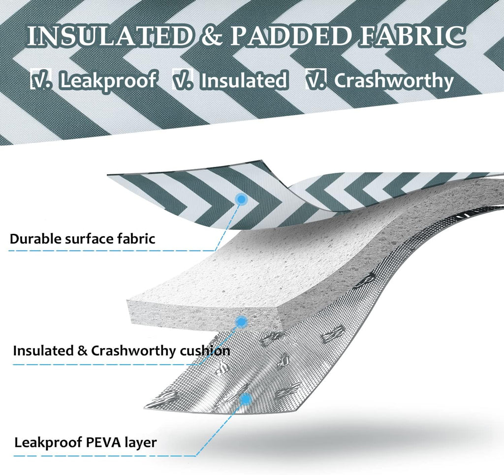 Tirrinia Single Wine Carrier Tote, Insulated Wine Cooler Bag for Travel, Picnic, & Wine Gifts – Thermal Padded Wine Bottle Holder Tote for Men & Women, Wine Gift for Wine Lovers,Black