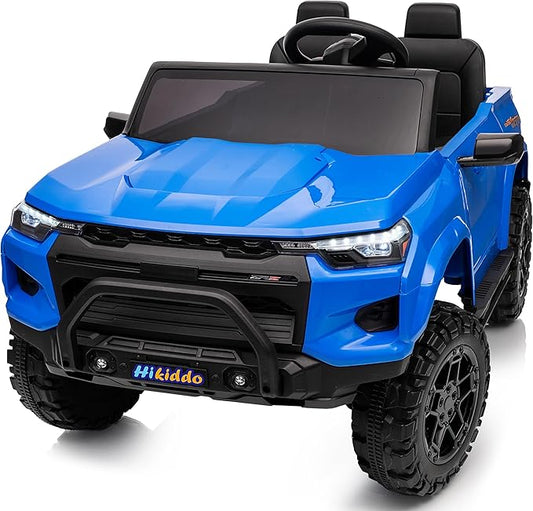 24V 10Ah Ride on Toy for Big Kids, 4WD 2 Seater Electric SUV Kids Car to Drive w/Remote Control, 4x200W Motors - Blue-BubblyBeeBaby