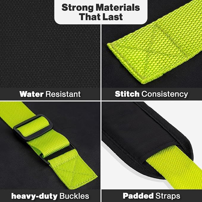 V VOLKGO Stroller Bag for Airplane, Large Cover for Airtravel, Jogger & Umbrella Stroller Cover for Travel - Fits Most Sizes, Gate Check Bag, Heavy Duty Durable Infant carrier covers for Air Travel-BubblyBeeBaby