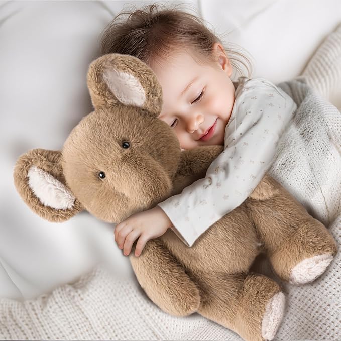 iPlay, iLearn Elephant Stuffed Animal, Soft Baby Plush Elephant Toy, Infant 18" Big Cute Fluffy Animal Toy, Ultra Soft Nursery Bedtime Huggable Birthday Gifts for Toddlers Girls Boys Kids Age 0 and up-BubblyBeeBaby
