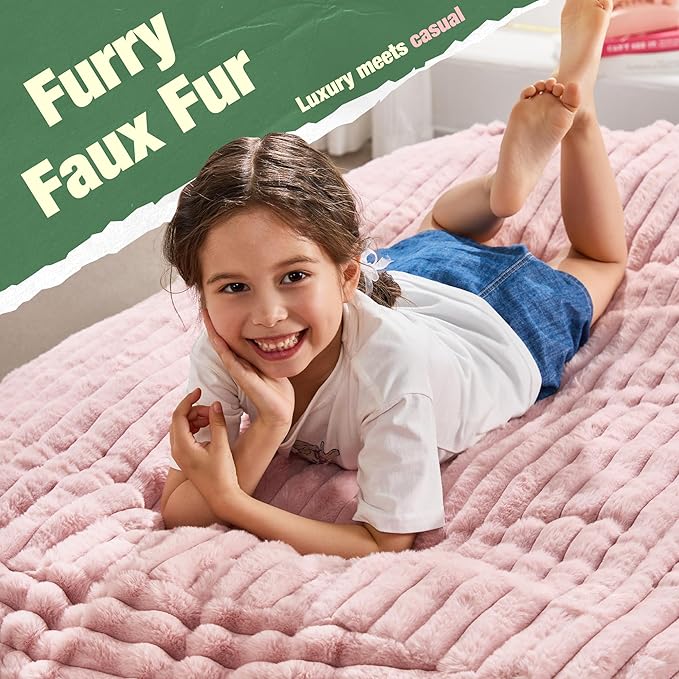 Hobestluk 3FT Bean Bag Chairs Adult Bean Bag with Portable Handle Comfy Large Bean Bag Chair with Removable Cover for Living Room Bedroom or Reading Nook (Stripe Pink, 3FT)-BubblyBeeBaby