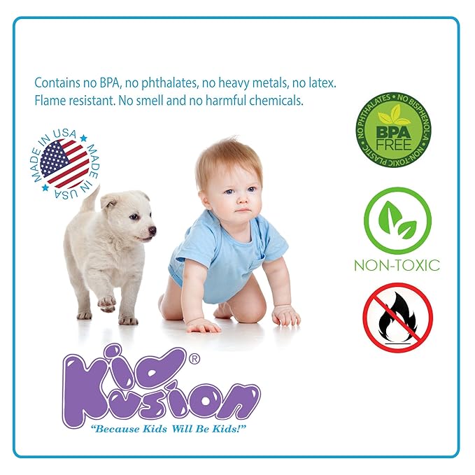 KidKusion Baby Proof Edge Cushion Protector | Made in USA | Foam Rubber Furniture and Fireplace Edge Guard Bumper | Brown | 12 Ft | Tape Included-BubblyBeeBaby