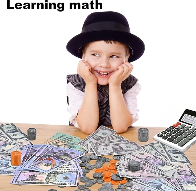 GOLDGE 360-Piece Math Set for Kids 3-8: Number Learning Toys Develop Early Math Skills, Preschool Games for Boys & Girls, Multicolored Educational Toy Kit (First Edition-360PCS)-BubblyBeeBaby