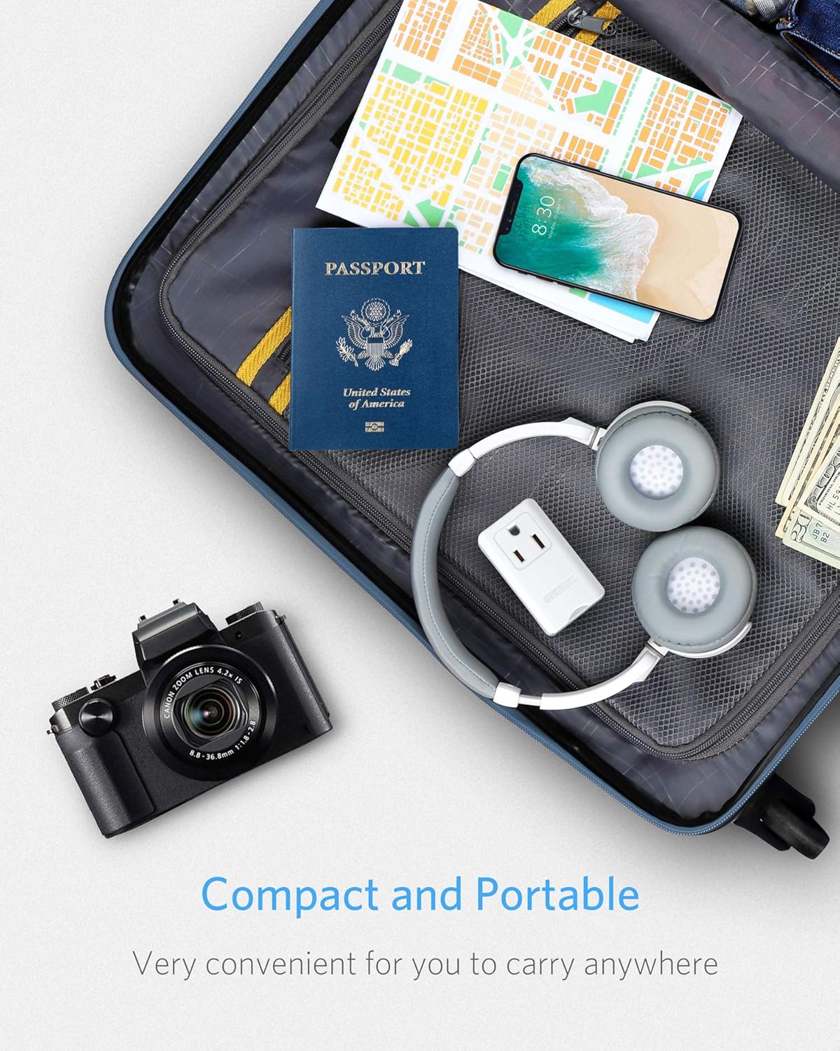 BESTEK Worldwide Travel Plug Adapter, Dual 100-250V Input Plug Adapter Universal All-in-One Travel Adapter Travel Power Adapter for UK, Europe, AU, JP, US, Type A/I/G/C - 2 Pack