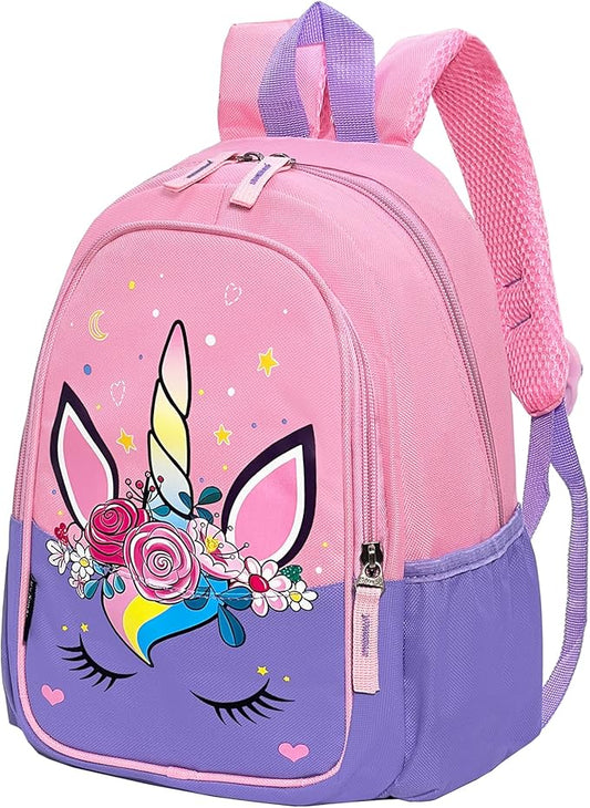 12 Inch Kids Toddler Preschool Travel Backpack Cute Cartoon Daypack-BubblyBeeBaby