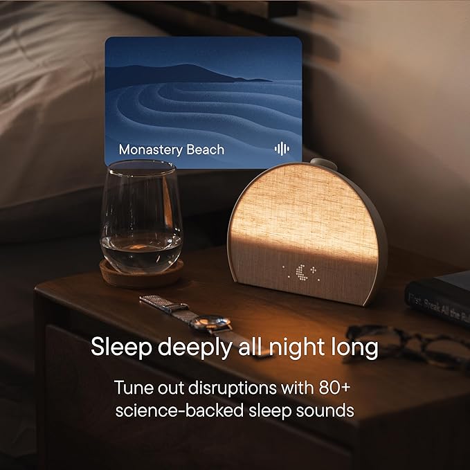 Hatch Restore 3 Sunrise Alarm Clock, Sound Machine, Smart Light (Cocoa) - White Noise, Screen-Free Sleep Routine-BubblyBeeBaby