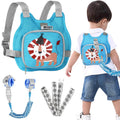 Toddler Harness Leash+ Anti Lost Wrist Link, Accmor Adorable Lion Baby Harness with Leash, Collapsible Child Anti Lost Leash Cute Kid Harness Belt Strap - Keep Kids & Babies Close While Walking