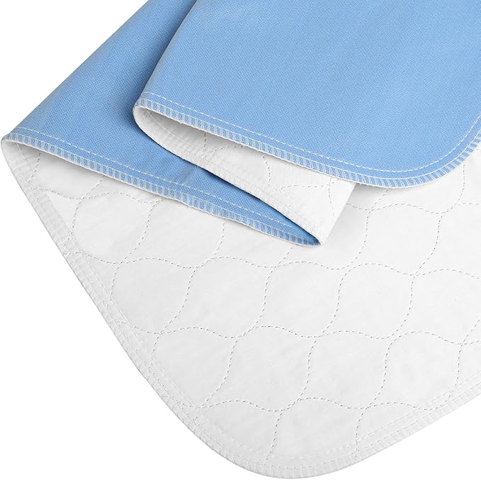 Heavy Absorbency Bed Pads, Washable and Reusable Incontinence Underpads, 34"X52" (1 Pack), Waterproof Sheet and Mattress Protectors-BubblyBeeBaby
