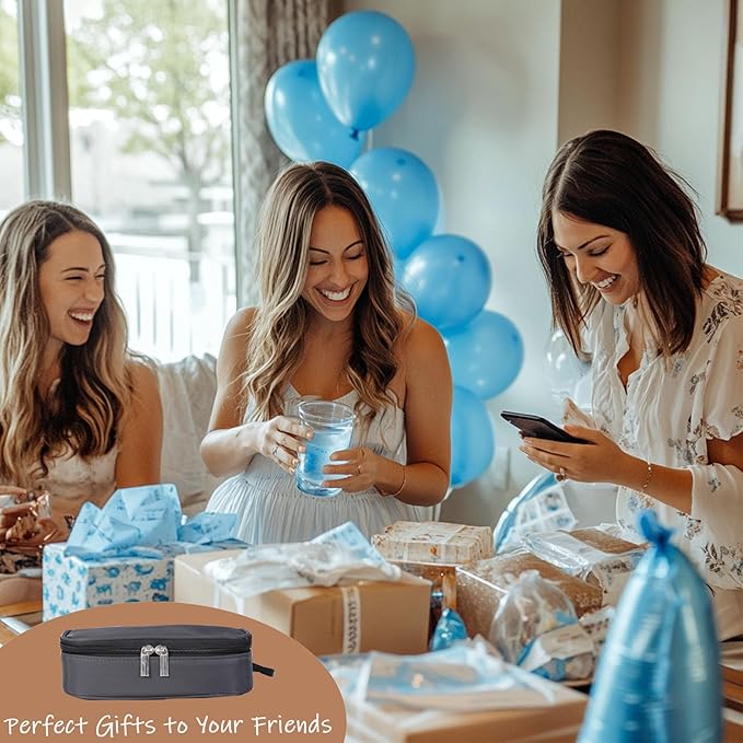 Insulated Breastmilk Cooler Bag with 2 Ice Packs - Breastmilk Cooler Organizer Bag for Daycare, Breastfeeding Mom Travel Outdoor-BubblyBeeBaby