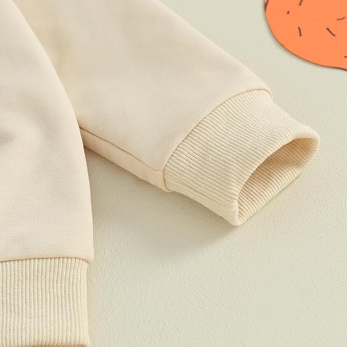 0-4T Toddler Boy Girl Halloween Outfit Fall Clothes Ghost Long Sleeve Sweatshirt Top Pants Baby Halloween Clothes-BubblyBeeBaby